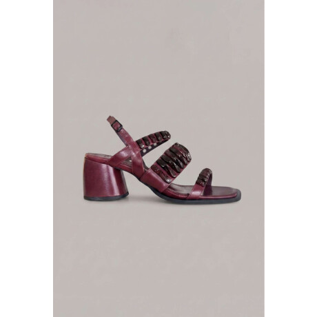 Sandalia Buna Bordeaux