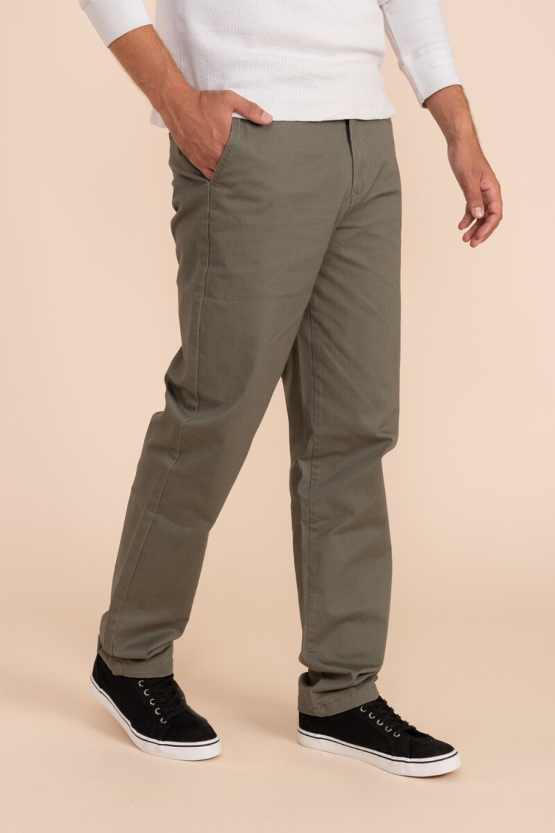 Pantalón chino Verde