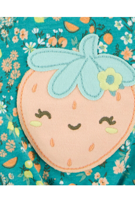 Monito bombachudo de algodón diseño floral Monito bombachudo de algodón diseño floral