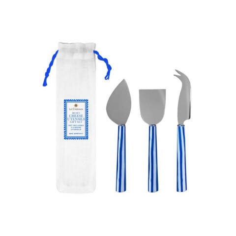 LE CADEAUX MEDITERRANEO SET DE 3 CUCHILLOS PARA QUESO CON BOLSA GIFT LE CADEAUX MEDITERRANEO SET DE 3 CUCHILLOS PARA QUESO CON BOLSA GIFT