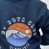 Campera con estampa N+ Azul