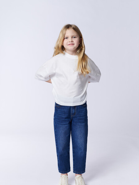 Pantalón Jean Slouchy Azul Medio