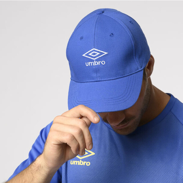 Gorro Umbro Caphat Azul Real - Blanco