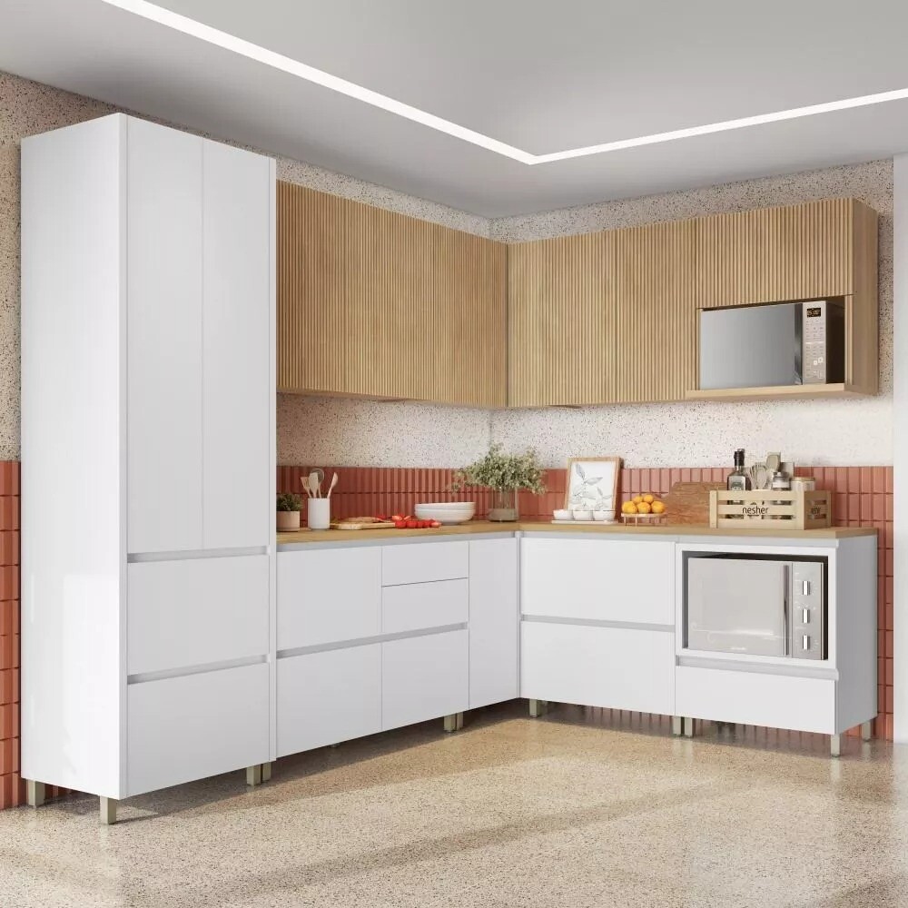 Bajo mesada 70 cm - 1 Puerta 1 Cajón - Rainha Blanco