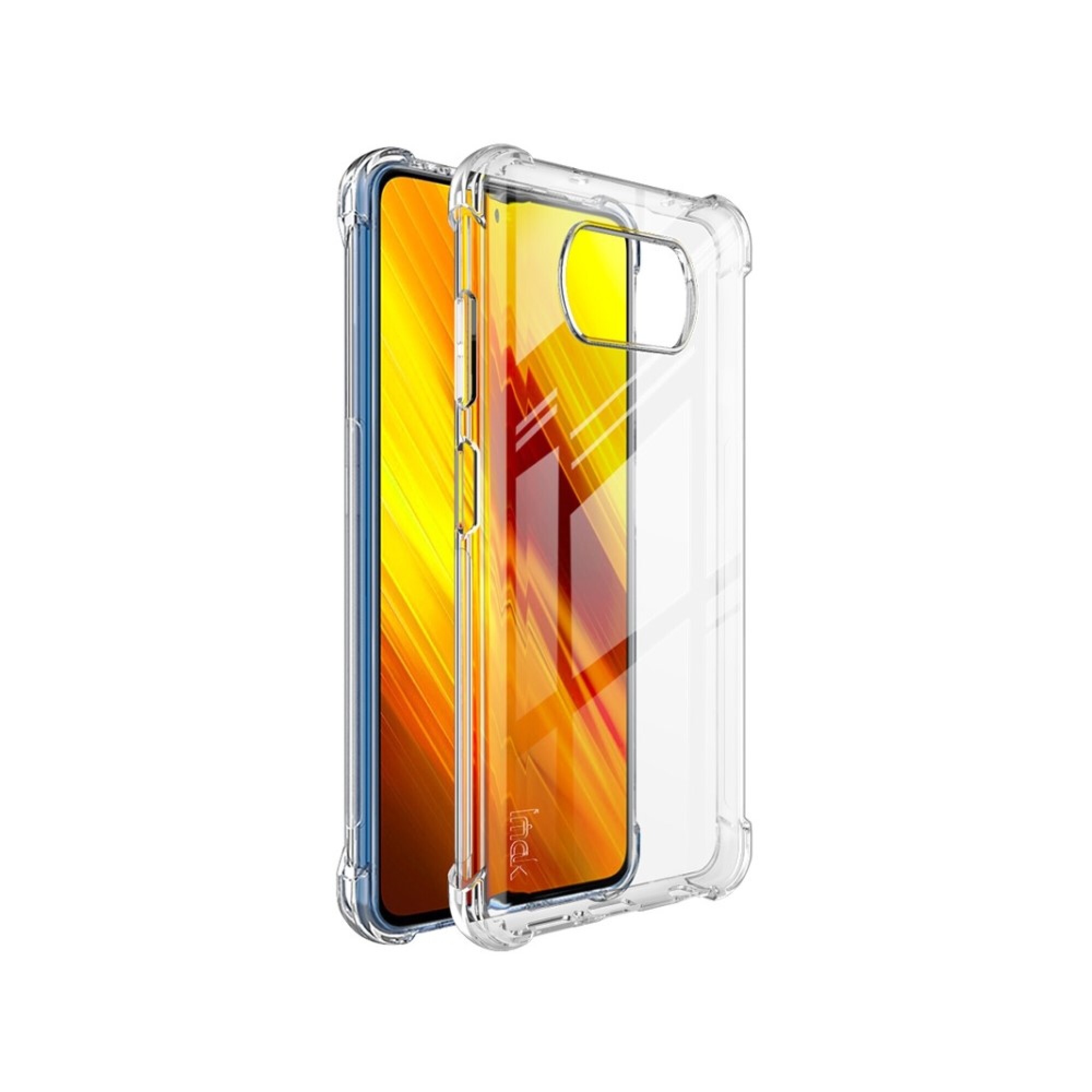  YZKJSZ Funda para Xiaomi Poco X3 Pro Cover + 4 x Protector de  Pantalla Película Protectora de Vidrio Templado - Gel Suave Translúcido TPU  Funda de Protección de Silicona para Xiaomi