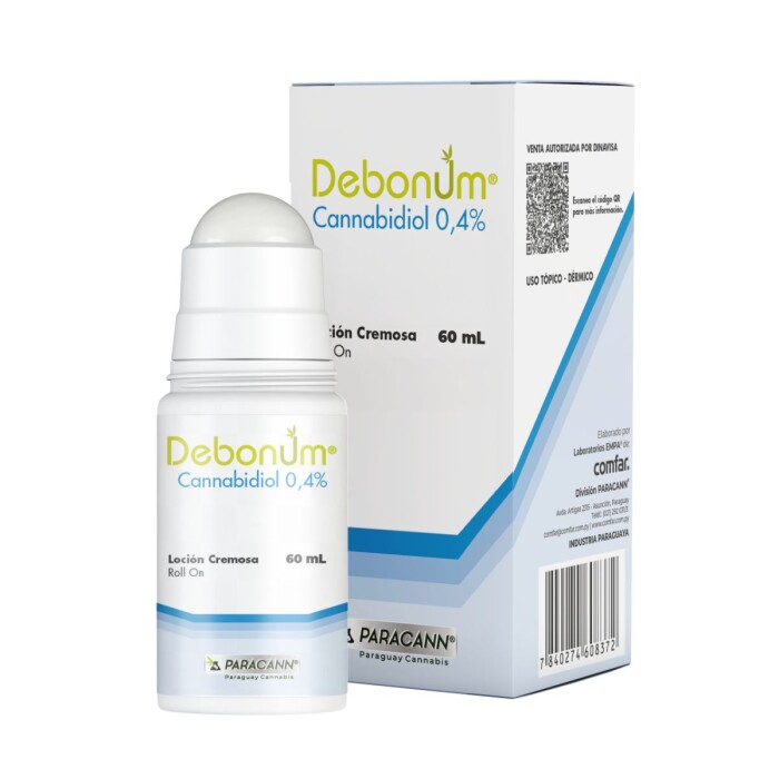 DEBONUM 0,4% LOCION CR. ROLLON FR X 60ML única
