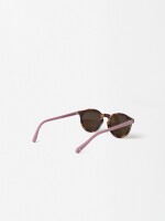 Gafas De Sol Redondas Carey rosa
