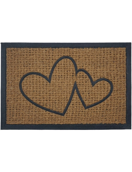 FELPUDO COCO/GOMA 40X60CM H.1CM CORAZONES FELPUDO COCO/GOMA 40X60CM H.1CM CORAZONES