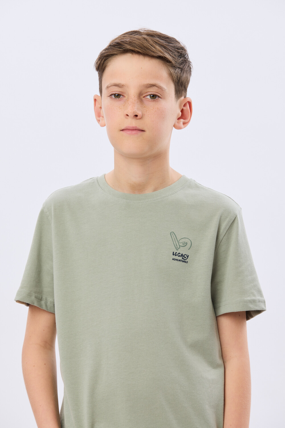 REMERA ESTAMPADA DE ALGODÓN Verde