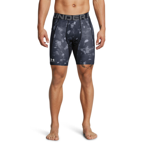 UA HG Armour Prtd Comp Sts-BLK BLK-001