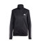 Campera de Mujer Adidas Deportiva 3 Tricot Negro - Blanco