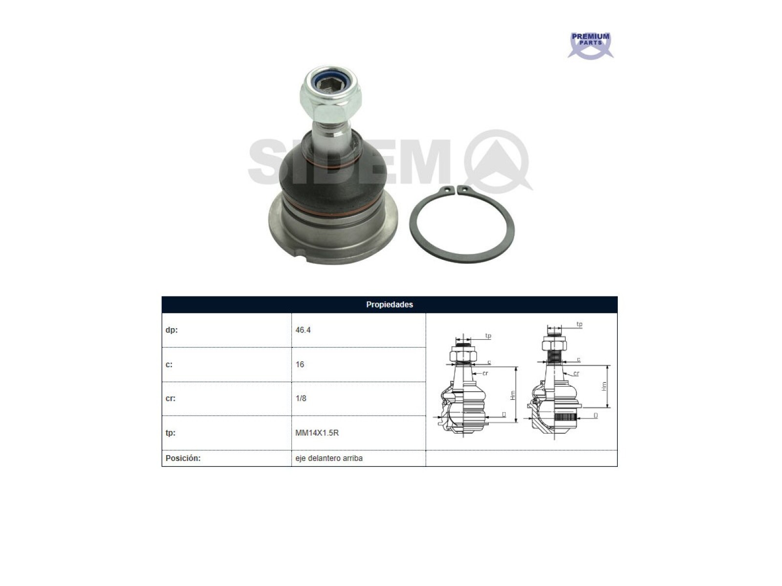 Rotula Del Mitsubishi L200 15-25 Der/Izq 