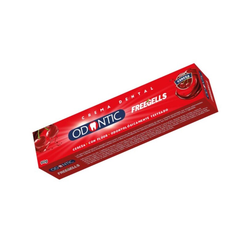 ODONTIC FREEGELLS CRE DENTAL CEREZA X90 única