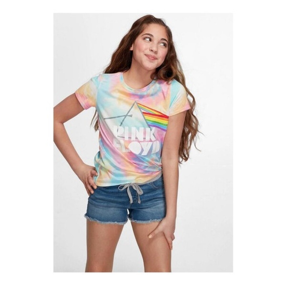 Short para niña Justice Jean con ajuste - Azul oscuro 