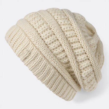 Gorro Abrigo Estilo Slouchy Beige