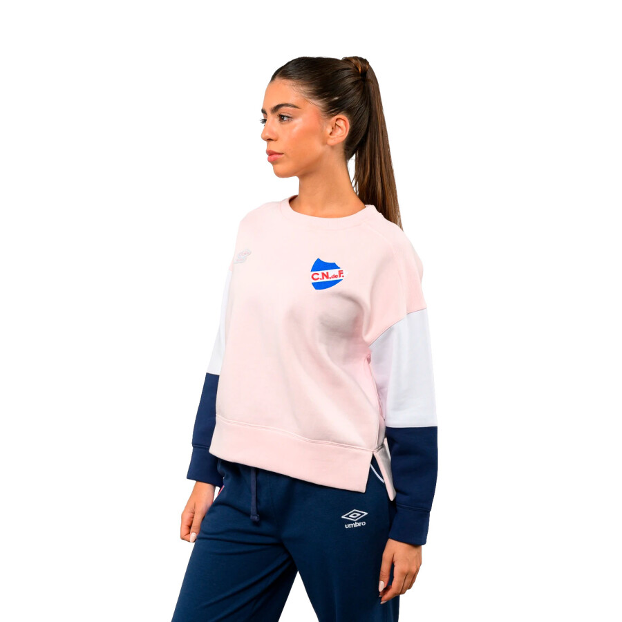 Buzo de Mujer Umbro Cozy Rosado - Blanco
