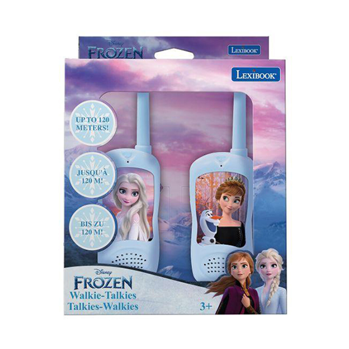 Pack x 2 Walkie-Talkie Infantiles Lexibook - Frozen 