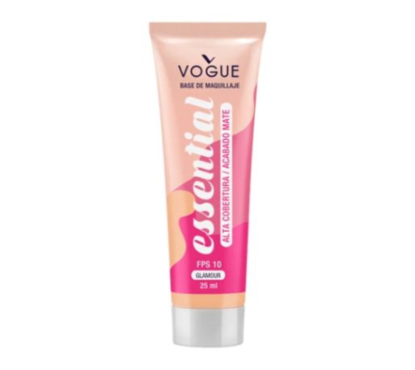 Vogue Base de Maquillaje Essential Tono Glamour 25ml – Cobertura Ligera y Larga Duración