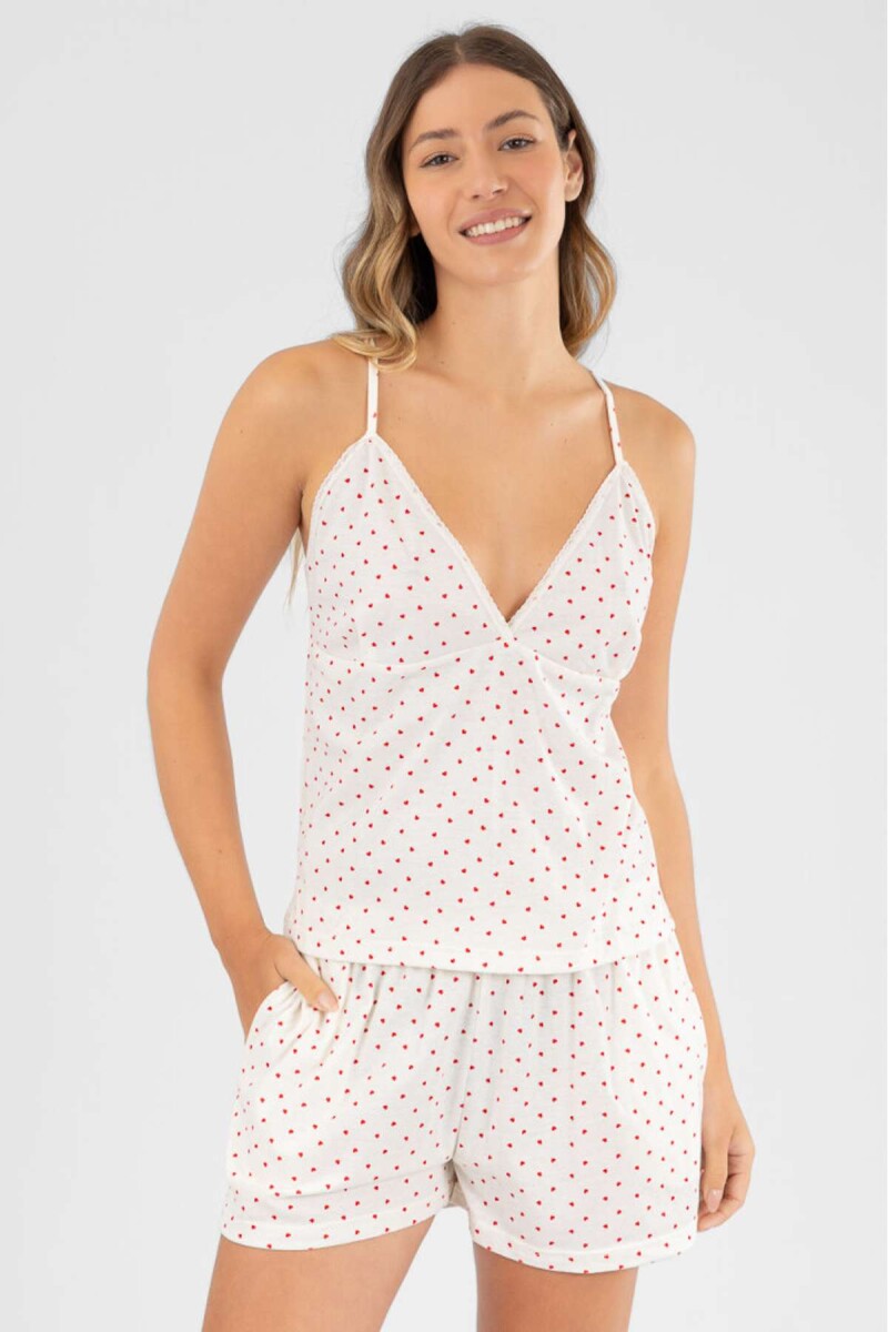 70.1101-pijama sweet cherry - Cherry blossom 