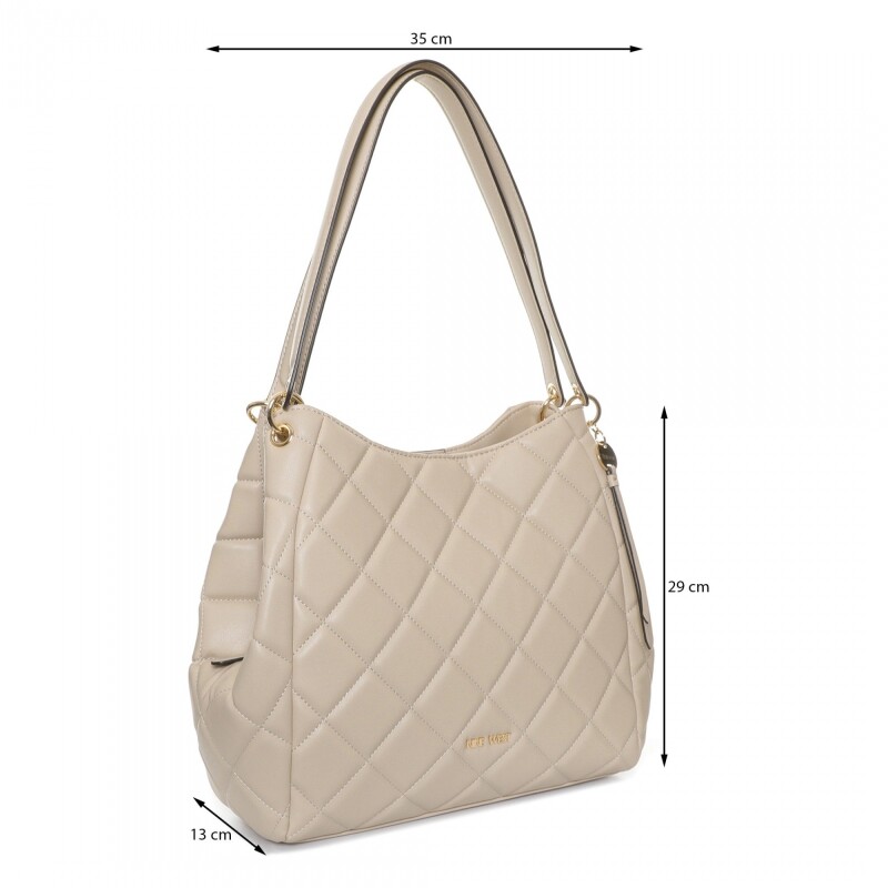 Shoulder Bag Meara 3 Comp Beige