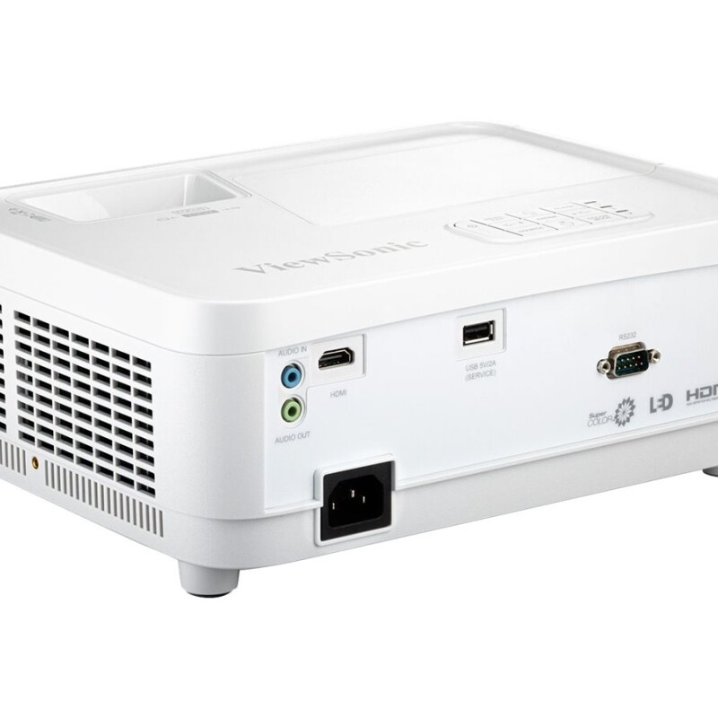 ViewSonic LS510WH-2 - Proyector DLP - RGB LED - 3000 ANSI lumens - WXGA (1280 x 800) - 16:10 - 720p - objetivo zoom - con 1 año ViewSonic LS510WH-2 - Proyector DLP - RGB LED - 3000 ANSI lumens - WXGA (1280 x 800) - 16:10 - 720p - objetivo zoom - con 1 año