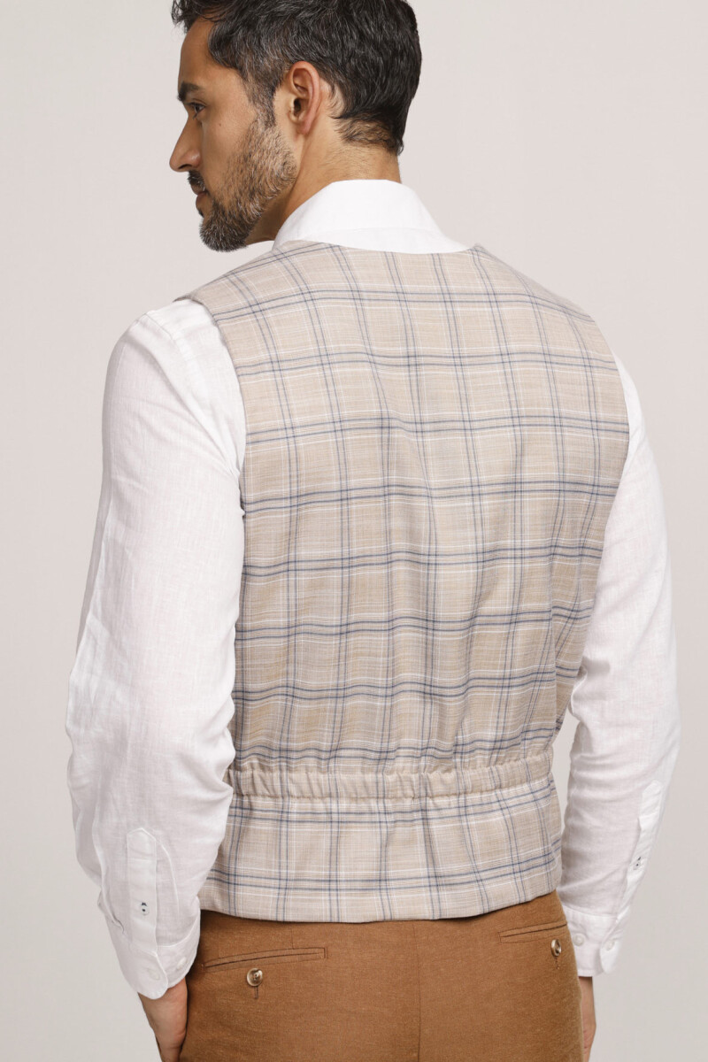 Chaleco Reversible Due Volti BEIGE/BEIGE
