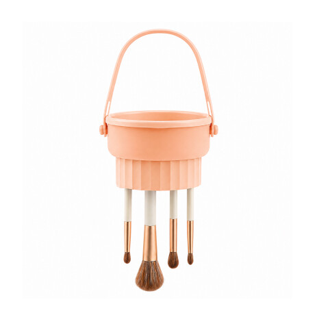 Organizador y Limpiador de Brochas Amarillo