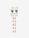 Aros Sets Color Set 7 Pares De Aros Color - Dorado