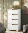 Comoda 4 Cajones Sole Blanco
