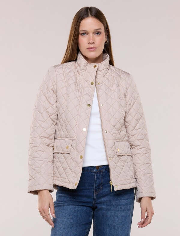 Campera Capitoneada BEIGE