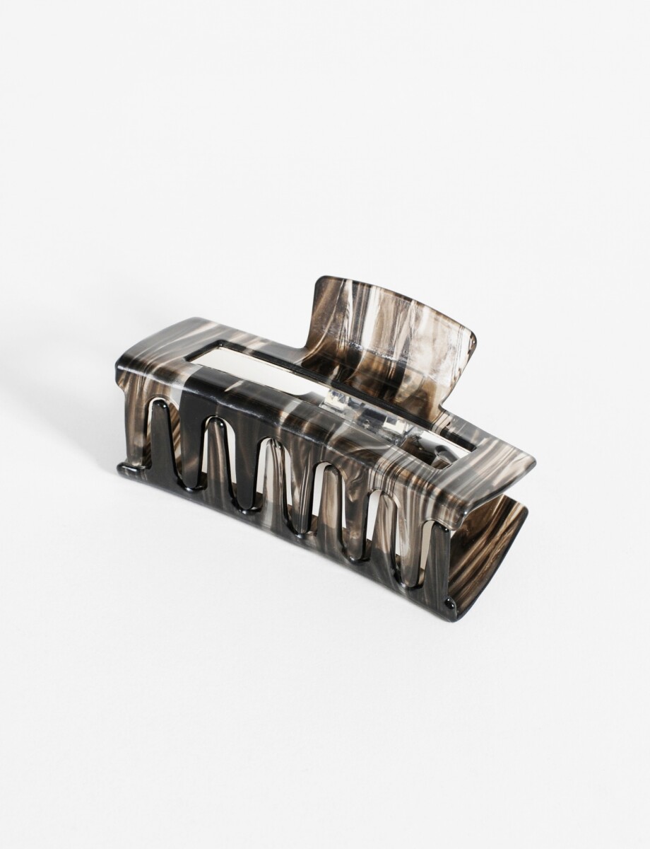Broche textura - negro 