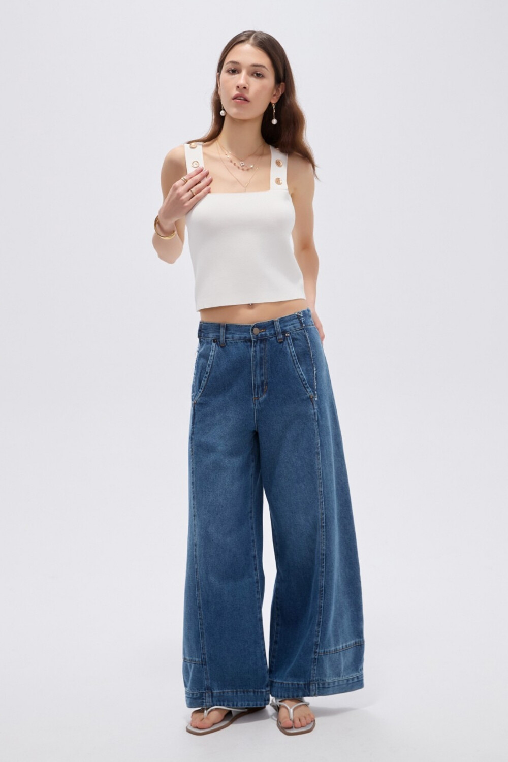 Pantalon Reka Azul Medio