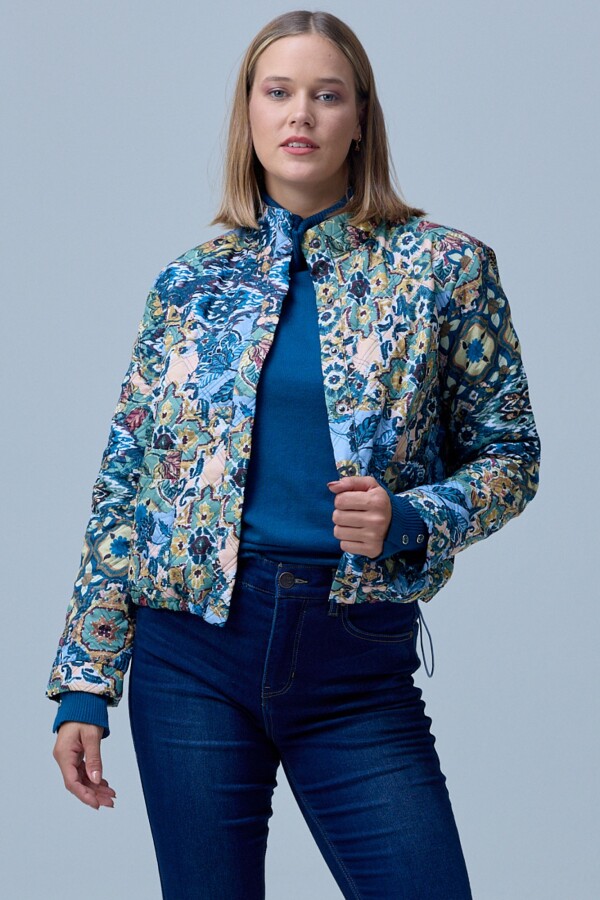 Chaqueta Capitoneada MULTI/VERDE