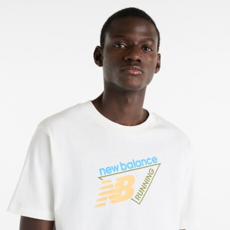 Remera New Balance de Hombre - Tri-Logo - MT61N1YVSST WHITE