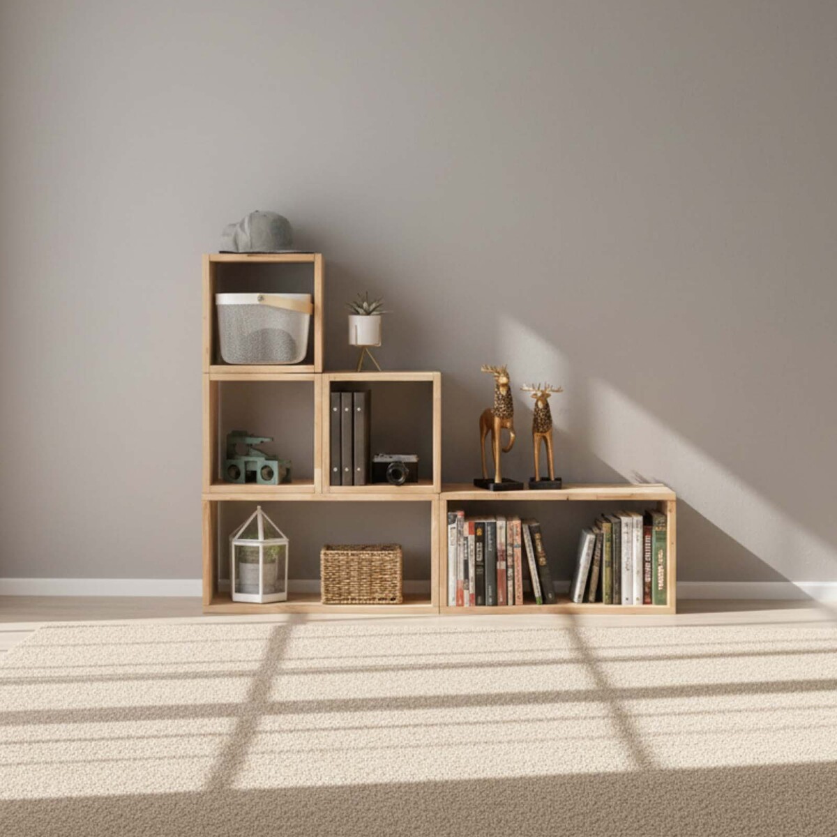 ESTANTERÍA DIY - MADERA NATURAL-BEIGE WONDERLAND 