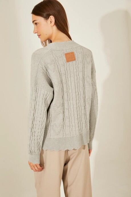CARDIGAN FRANCIS GRIS