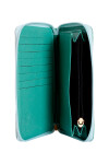 BILLETERA CUERO MUJER VERDE AGUA BILLETERA CUERO MUJER VERDE AGUA