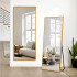 Espejo De Pie Rectangular Cuerpo Entero Fm06 50 X 150 Cm ESPEJO DE PIE FM06 50X150 DORADO