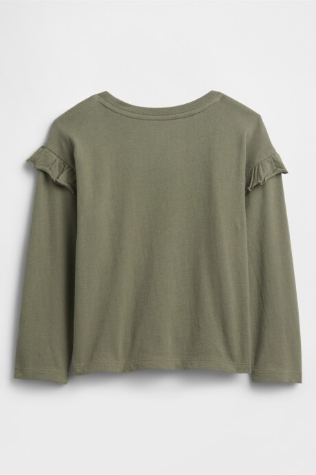 Remera Ruffler Toddler Niña Walden Green