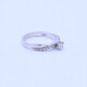 Anillo oro 18k con brillantes. Anillo oro 18k con brillantes.