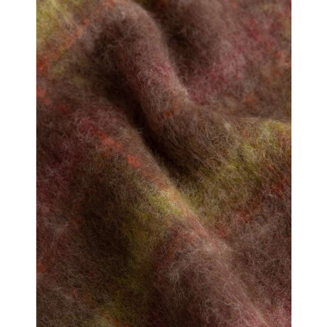 Bufanda Tejida Tartan Combinacion Multicolor