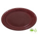 Plato Biodegradable 17cm x10Un Cranberry