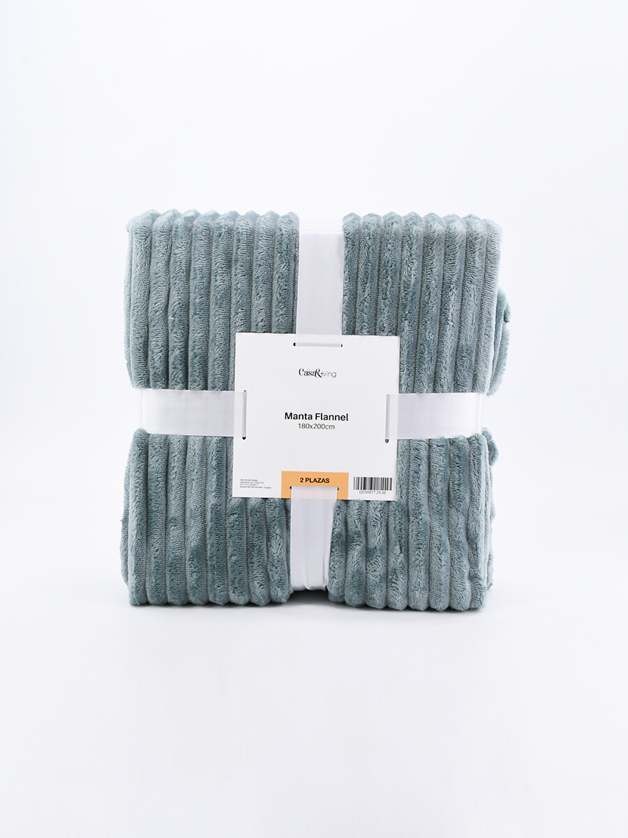 FLANNEL CANALE 2 PLAZA - GRIS OSCURO 
