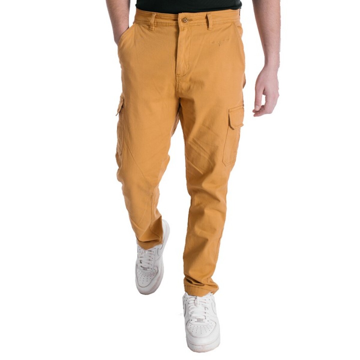 Pantalón Muvem Cargo de Hombre - FP21002 - Mostaza 