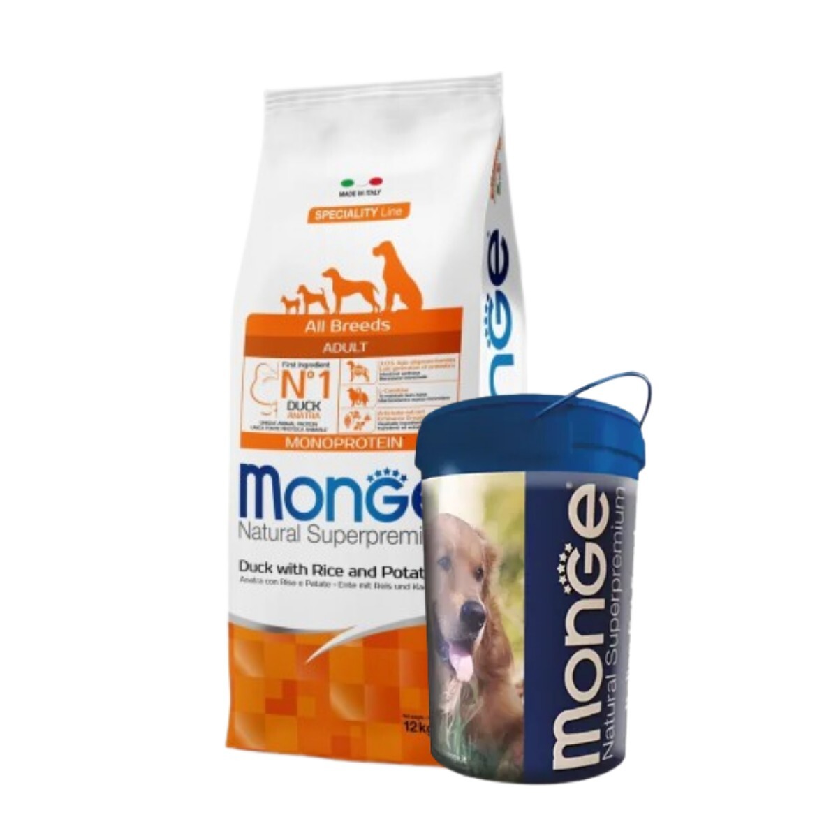 MONGE MONOPROTEÍNA ALL BREEDS ADULT SALMON 12 KG 
