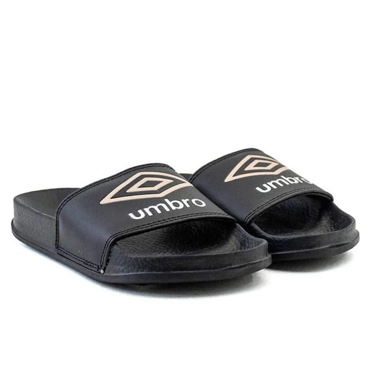 Ojotas Umbro Locker Room de Niños - 20204620 - Negro-coral 