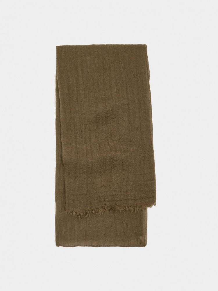 Pashmina Con Mezcla De Lana caqui