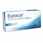 EUROCOR 2,5 MG. CJ X 35 COMP. REC. única