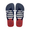 Sandalias Havaianas Top Nautical Hombre Br/marino/rojo Apache