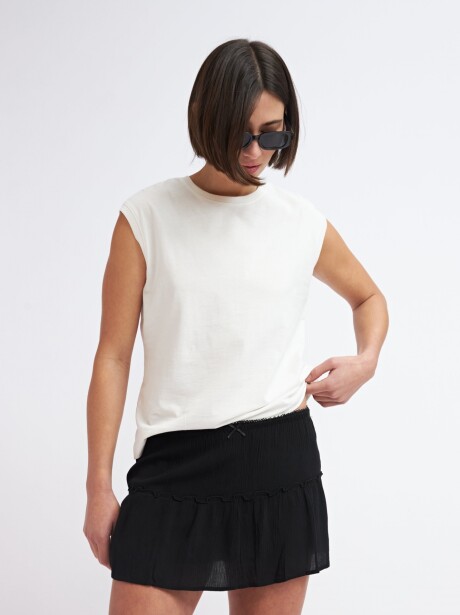 SHORT POLLERA TOLEDO NEGRO